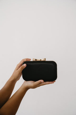 Black Charlotte Clutch Handbag