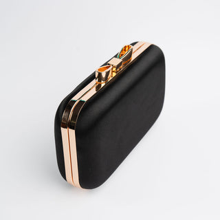 Black Charlotte Clutch Handbag