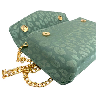 Green Zadie Clutch Handbag
