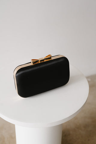 Black Charlotte Clutch Handbag